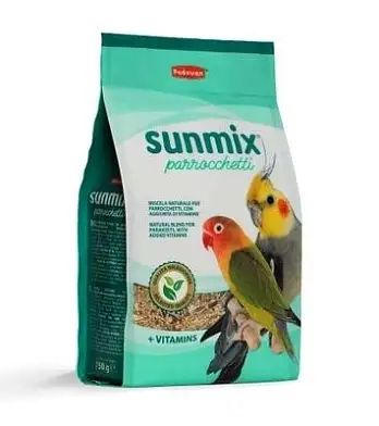 Padovan Sunmix Parrocchetti сухой комплексный корм для средних попугаев