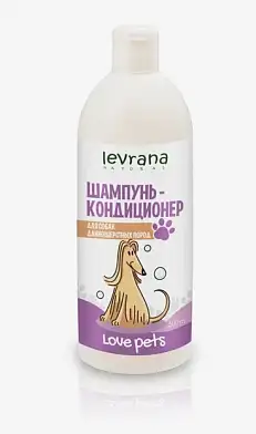 Levrana Love Pets Шампунь-кондиционер для собак длинношерстных пород 