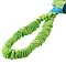 Mr.Kranch Игрушка-перетяжка для собак Плетеное голубое кольцо-спираль двойное на ленте #2
