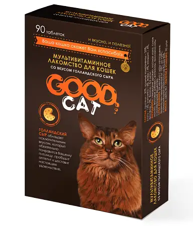 Купить good cat Мультивитаминное лакомство для кошек со вкусом голландского сыра